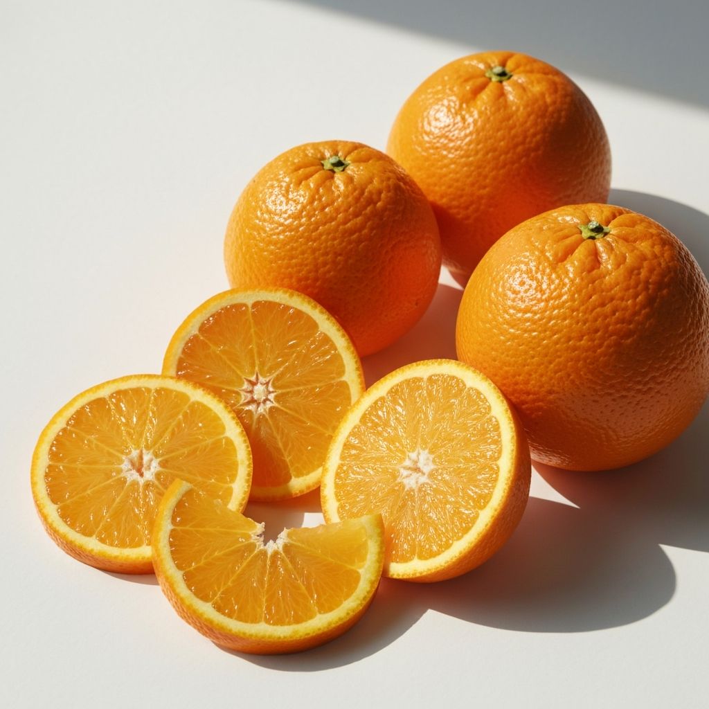Frische Orangenscheiben